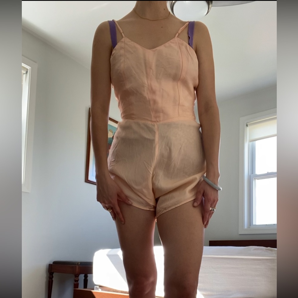 Vintage 1940s Teddy Romper